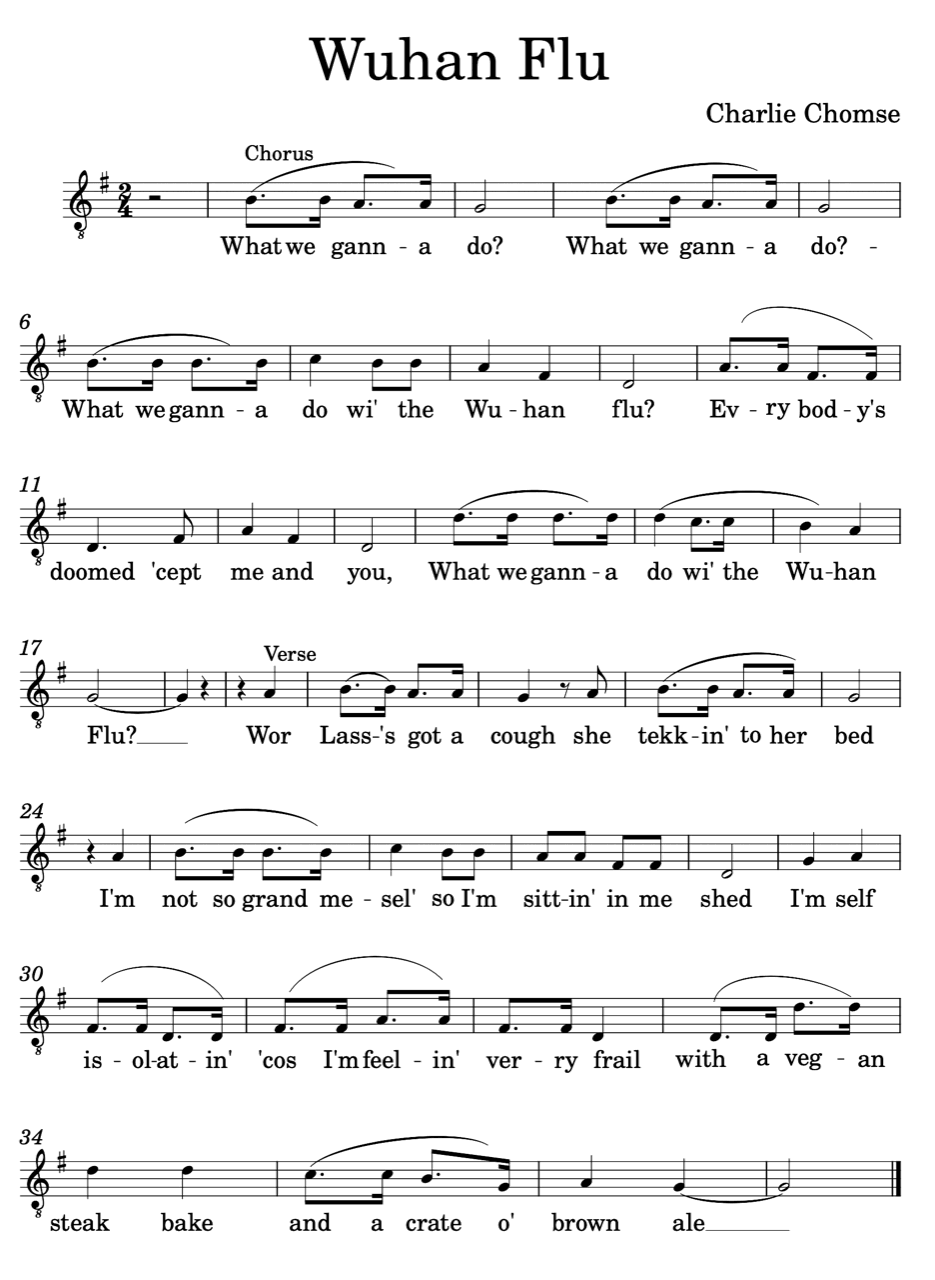 Wuhan Flu Lyrics image